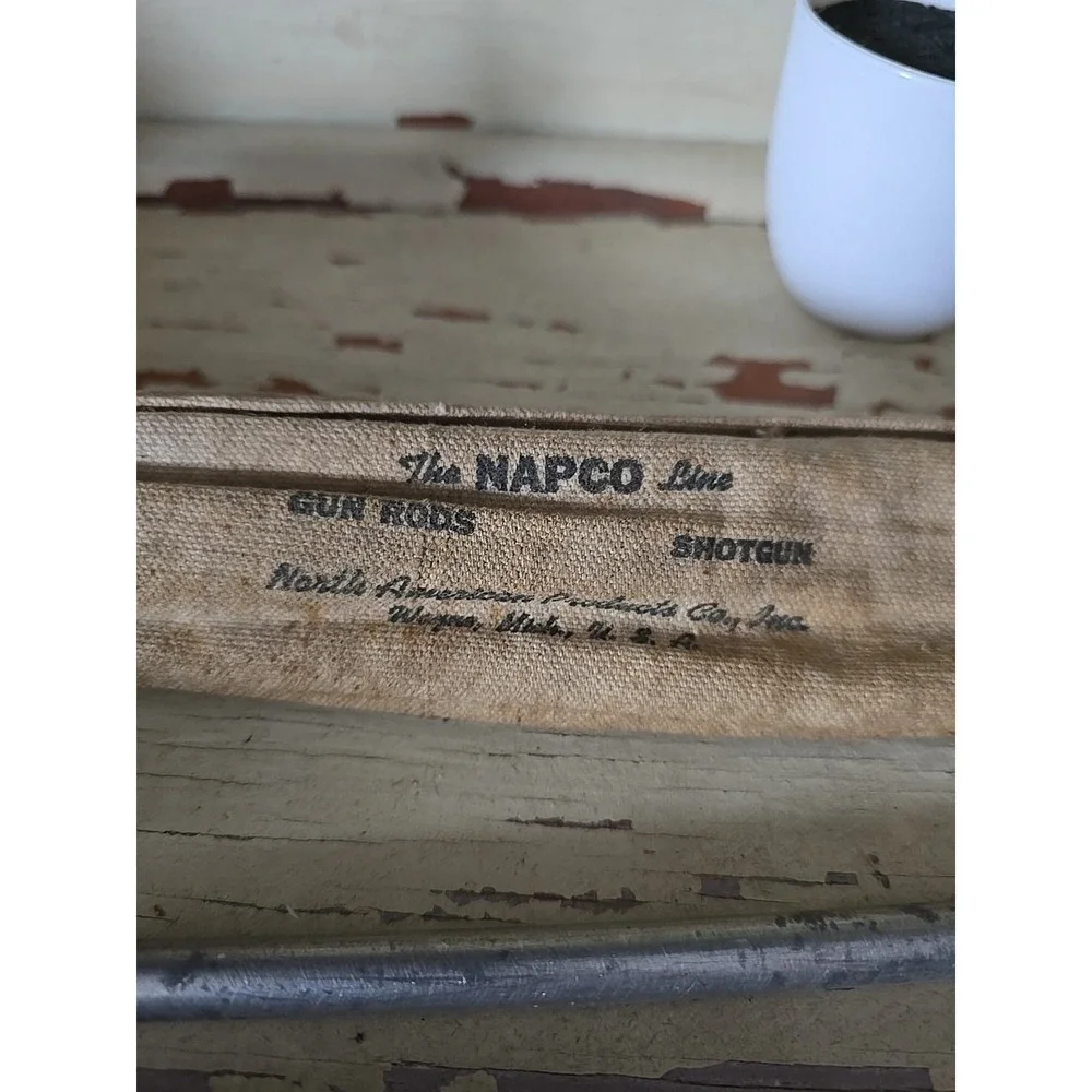 Vintage NAPCO Shotgun Cleaning Rod Set Gun Kit North American Products Co Wayne